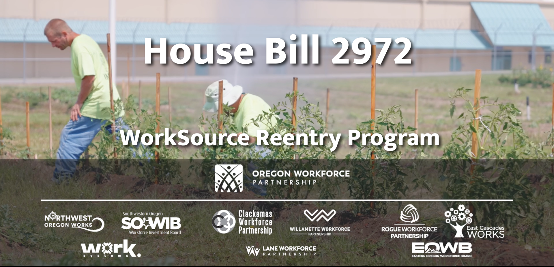 House Bill 2972 - Worksource reentry program